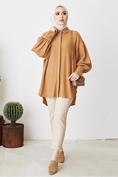 TRENDTESETTÜR WOMEN'S PINK SHELL SHIRT TUNIC T 64416