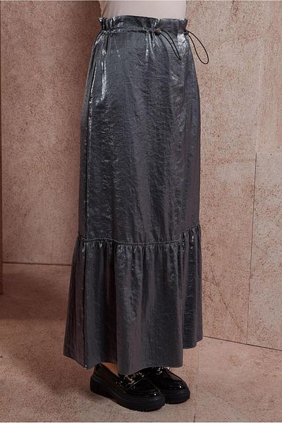 Alvina 60567 Model Shiny Fabric Skirt