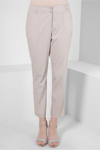 TRENDTESETTÜR Γυναικείο παντελόνι σε μπεζ χρώμα - Skinny Leg, Model T 70407