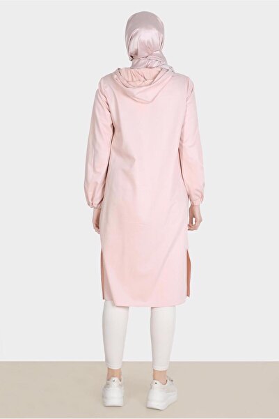 TRENDTESETTÜR Women's Powder (A.Pudra) Hooded Tunic t 42784