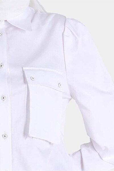 TRENDTESETTÜR Γυναικείο τουνίκ με λευκά κουμπιά και τσέπες - T 42639