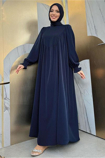 TRENDTESETTÜR Γυναικείο φόρεμα Navy Blue Casual T 4006