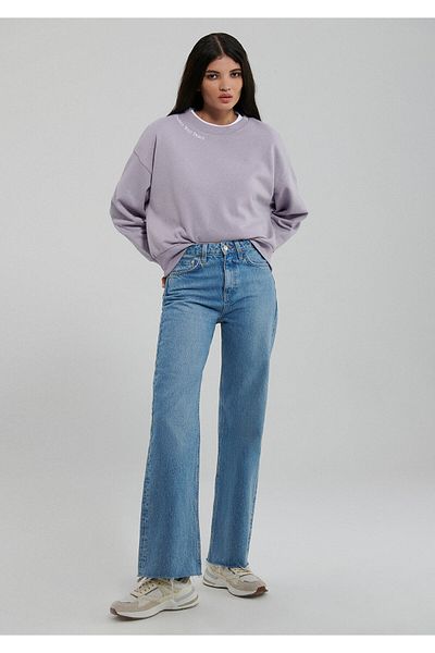 Mavi Lila Sweatshirt mit Stickereidetail 1s10075-70556