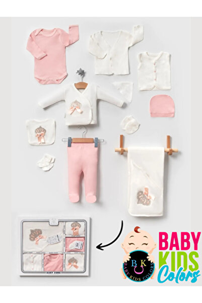 baby kids colors طقم ملابس داخلية فاخرة لحديثي الولادة مكونة من 10 قطع (معلبة)