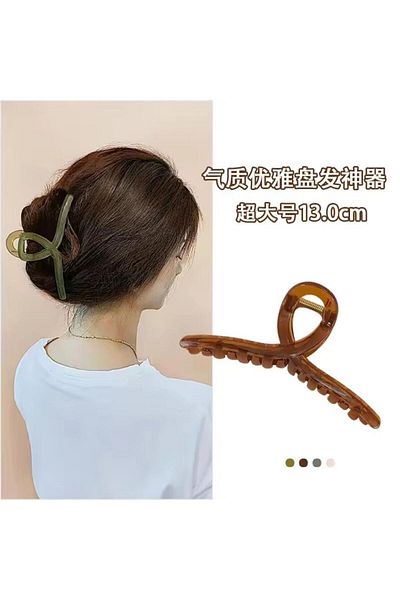 So Much Accesories مشبك مزلاج من الأسيتات الأخضر