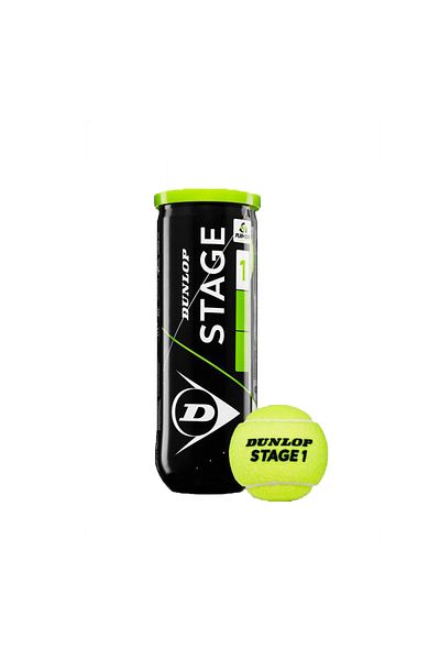 DUNLOP Stage 1 Tennis Balls | Ideal For Beginners, High-performance, Durable For Training & Play