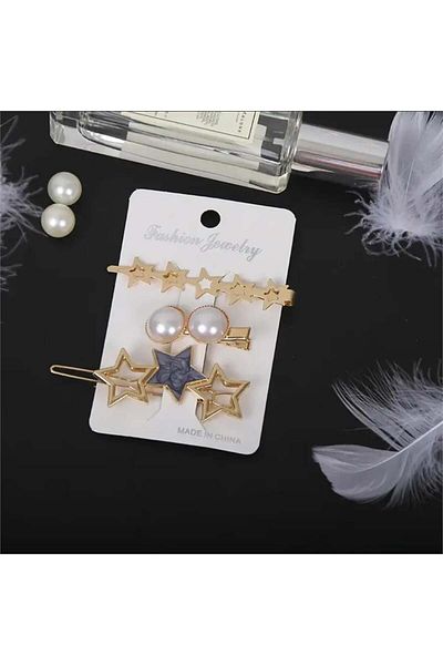 So Much Accesories 3-Piece Buckle Set - Starry Side Collet Clip