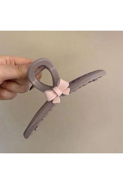 So Much Accesories So Much Bow Detailed Soft Color Latch Buckle-2