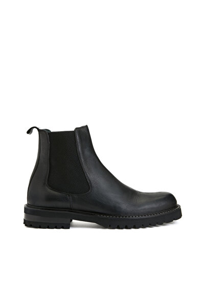 George Hogg Siyah Erkek Deri Bot