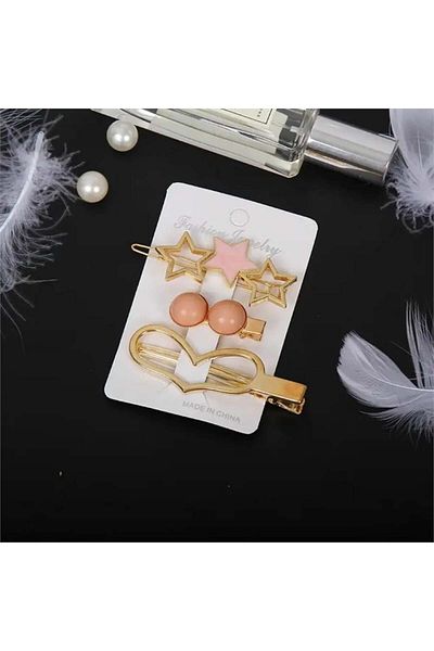 So Much Accesories So Much Starry Side Collet Clip 3-Piece Buckle Set