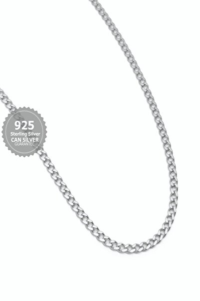 CAN SİLVER 925 Ayar Gümüş 2.2 Mm Gurmet Erkek Kolye