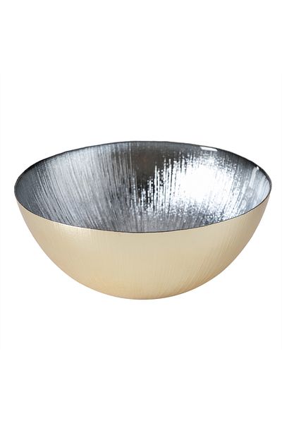 Mudo Concept Silver Deep Decorative Bowl 28 cm