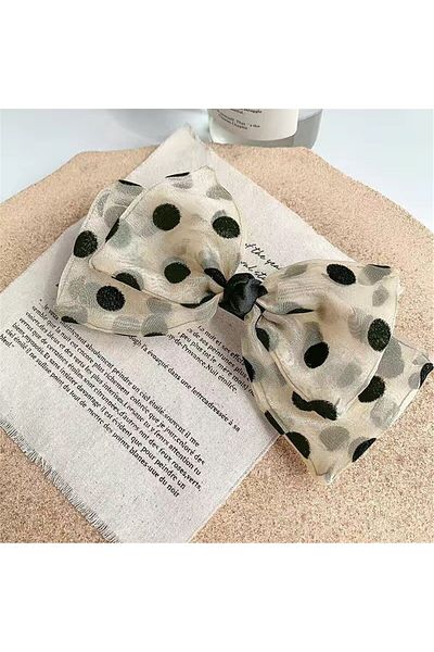 So Much Accesories So-much Women's Limited Edition White Chiffon Ribbon - Rubber Buckle