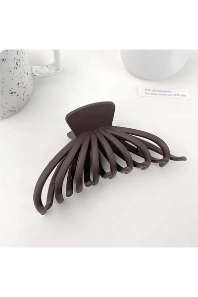 So Much Accesories Dark Brown Colored Soft Large Size Peg - Buckle Design
