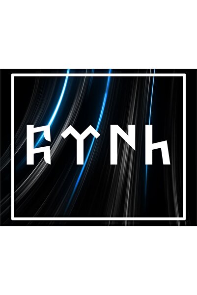 Oracal Göktürkçe Türk Yazısı Sticker Araç Yazısı Motor Etiketi