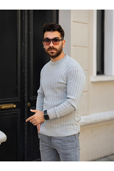 mayastyle Чоловічий трикотажний комплект - 3 предмети, бежевий, сірий, смарагдово-зелений