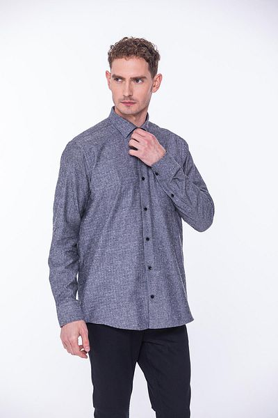 Fitmens Classic Long Sleeve Gold Satin Men's Gift Boxed Shirt Without Pockets Fs- 003308   - White