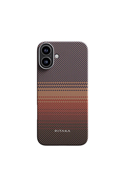 PITAKA iPhone 16 Kılıf Magsafe Özellikli Aramid Fiber Pitaka Tactile Woven Su...