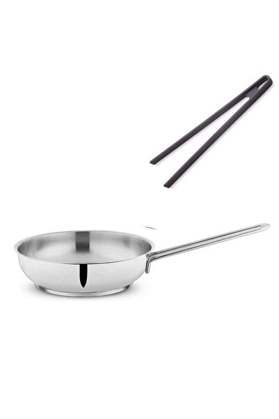 Schafer Çelik Tava 24 CM Ve Silikon Maşa