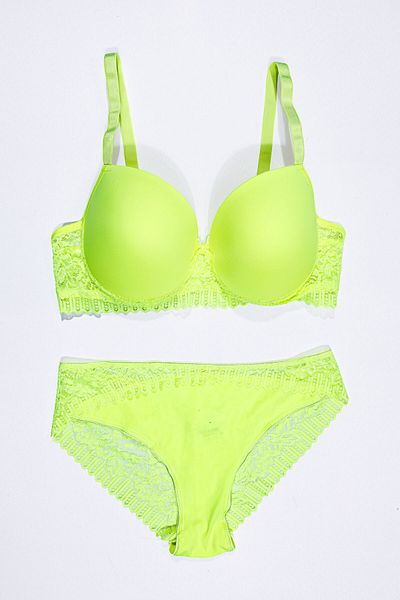 Tılsım Lingerie 401 نيون C كاب مايكرو حمالة صدر بدون حشوة