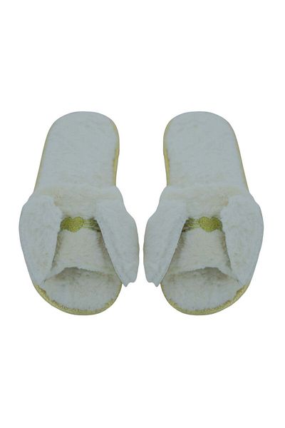 Chirpy Tiny - Cat Figured Ear Patterned Women's Slippers