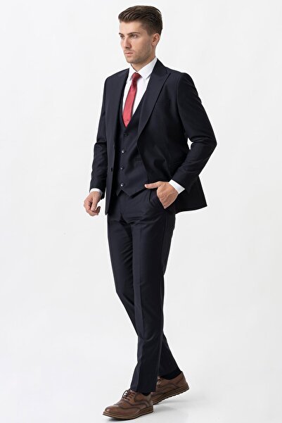White Stone Piacenza Ty2002 Slim Fit 6 Drop Düz Takım Elbise Laci