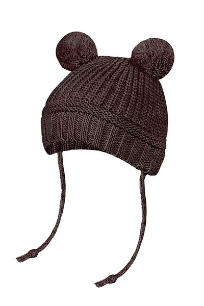 Little Jom Pompom Knitwear Baby Hat, Knitwear Baby Beanie (0-18 Months)