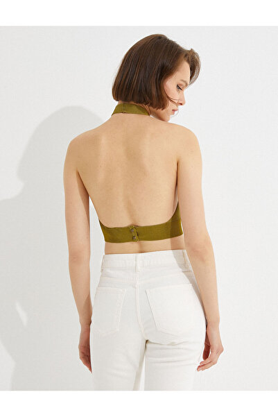 Koton Window Detailed Knitwear Crop Athlete