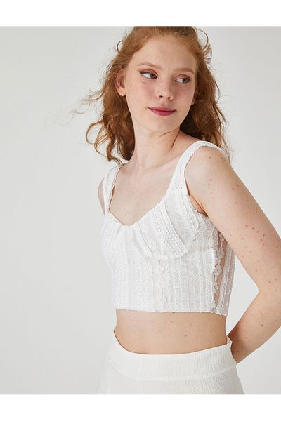 Koton Gerafftes Crop-Top