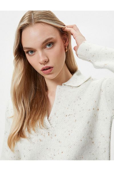 Koton 4Wak90407Ht Model Ecru Women's Sweater