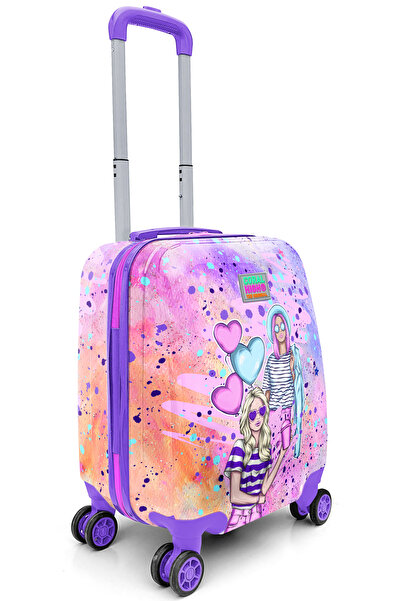 Coral High Kids Fashion Girl Desenli Çocuk Valizi 16773