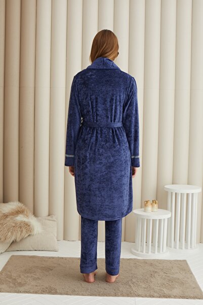 Sevim 13999 KADİFE TAŞ BASK. SABAHLIK