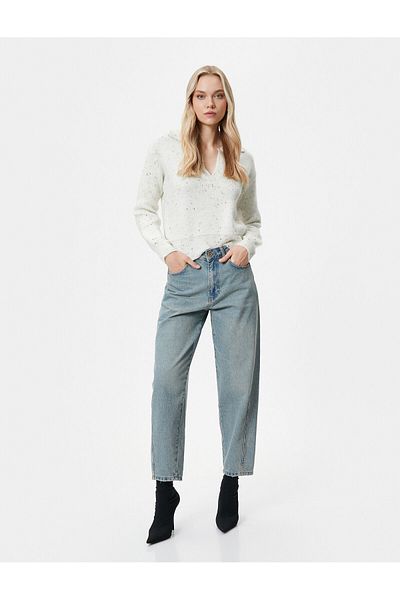 Koton 4Wak90407Ht Model Ecru Women's Sweater