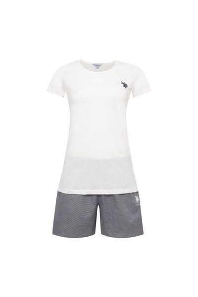 U.S. Polo Assn. BAZA. Polo Assn. Set pantaloni scurți 207 ECRU pentru femei