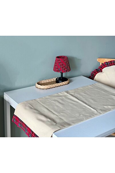 Maison Avf Plaid Rattan Set Table Lamp-Organizer Basket