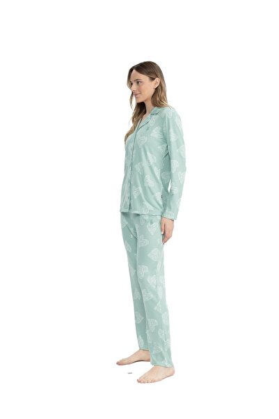 U.S. Polo Assn. Women's Mint Length Pajama Set