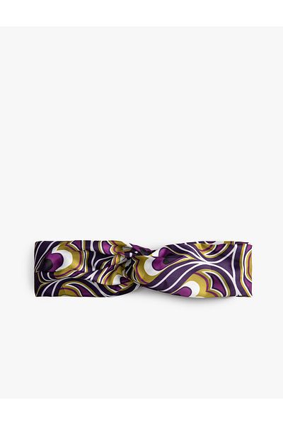 Koton Floral Satin Hair Band - Melis Ağazat X