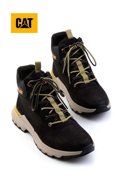 Caterpillar Black Hakiki Deri Erkek Bot & Bootie CAT1111120801