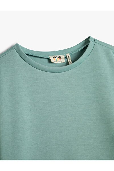 Koton Basic Sweatshirt Bisiklet Yaka Uzun Kollu