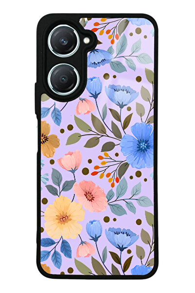 Spoyi Vivo Y18 Çiçek bahçesi Tasarımlı Glossy Telefon Kılıfı