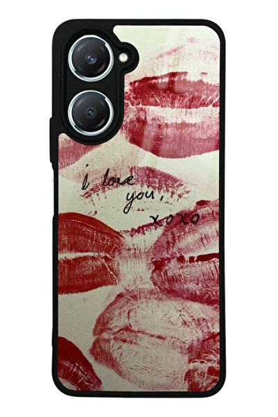 Spoyi غلاف هاتف لامع بتصميم I Love You لهاتف Vivo Y18