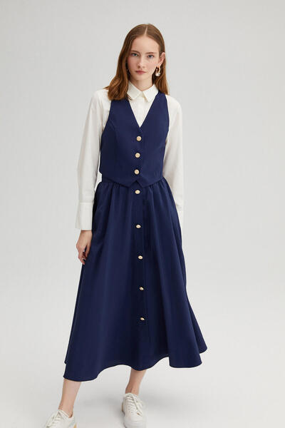 Touché Privé Vest Skirt Kupra Suit