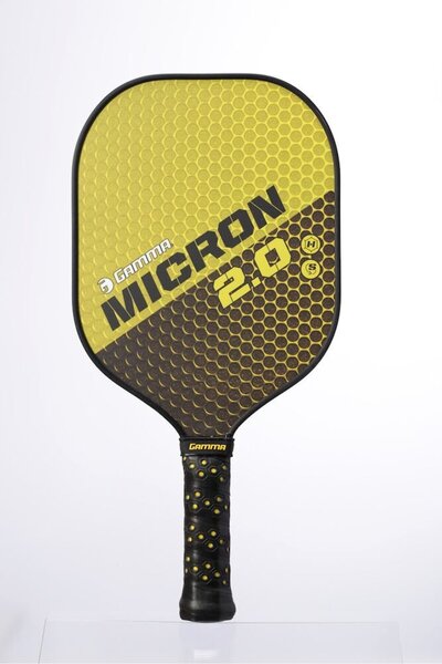 Gamma Sports 2.0 Pickleball Paddle: Mens and Womens Textured Fiberglass Face Pickle-Ball Racquet