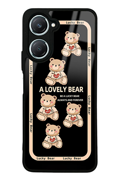 Spoyi Vivo Y18 Lucky bear Tasarımlı Glossy Telefon Kılıfı