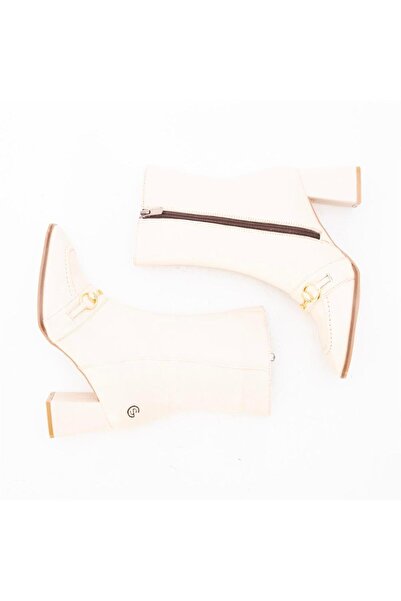 Gusse Γυναικείες μπότες Vanessa από γνήσιο δέρμα με τακούνι K475