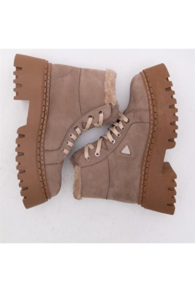 Gusse Γυναικείες μπότες από γνήσιο δέρμα Nubuck Aisha 6035-1