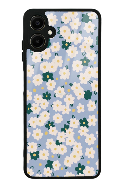 Spoyi Samsung A06 Daisy Pattern Design Glossy Phone Case