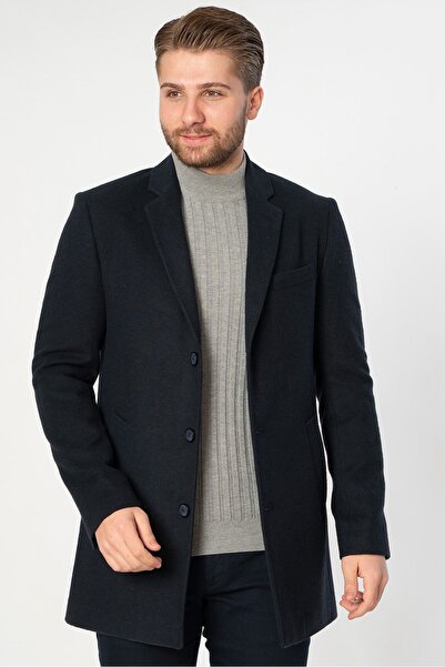 White Stone Abrantes Slim Fit 1754 Pamuklu Palto Laci