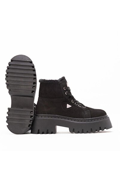 Gusse Γυναικείες μπότες από γνήσιο δέρμα Nubuck Aisha 6035-1