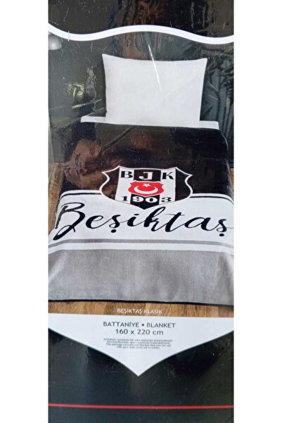 Beşiktaş TAÇ LİSANSLI BEŞİKTAŞ KARA KARTAL TEK KİŞİLİK BATTANİYE